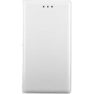 Book Big Ben cu suport Card pentru iPhone 6 4.7 piele alb