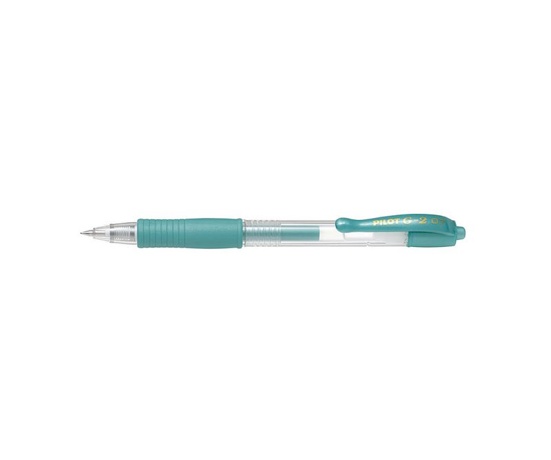 Roller-cu-gel-Pilot-G2-Metalic-0.7-mm-verde