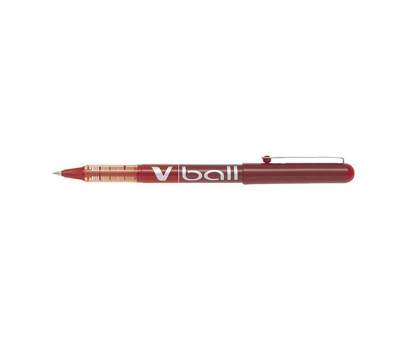 Roller-cu-cerneala-lichida-Pilot-V-Ball-0.5-mm-rosu