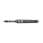 Roller-reincarcabil-Pilot-V5-Hi-Tecpoint-0.5-mm-negru