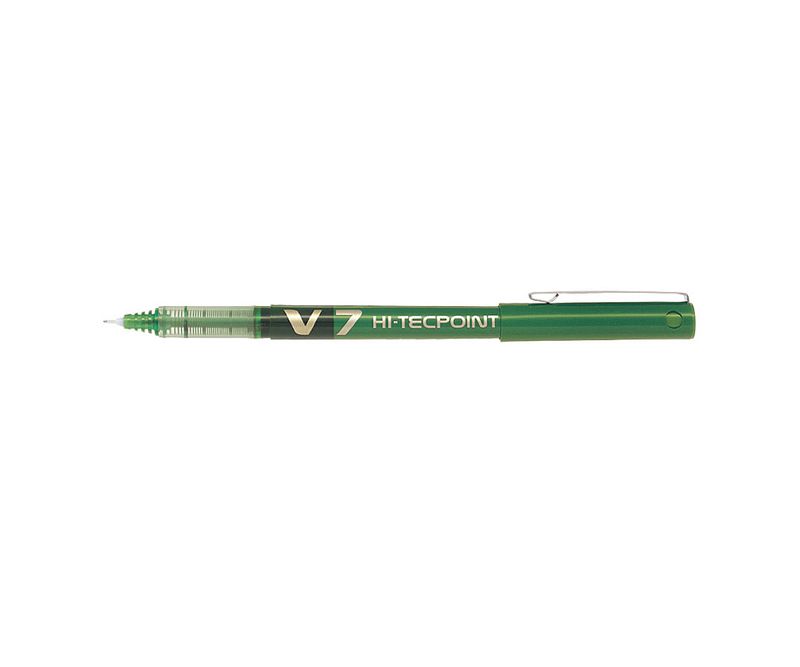 Roller-Pilot-V7-Hi-Tecpoint-0.7-mm-verde