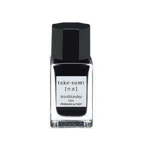 Cerneala stilou Pilot Iroshizuku "Take-Sumi 15 ml negru