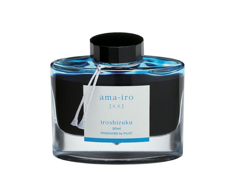 Cerneala-Pilot-Iroshizuku--Cer-senin--albastru