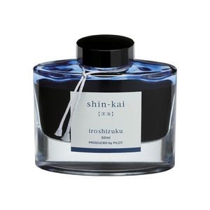 Cerneala Iroshizuku "Shiin-kai" Pilot 50 ml bleumarin