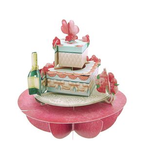 Felicitare 3D Pirouettes, tort