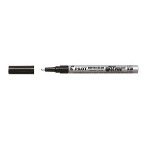 Marker permanent Pilot Super Color Fine argintiu 1.0 mm varf rotund