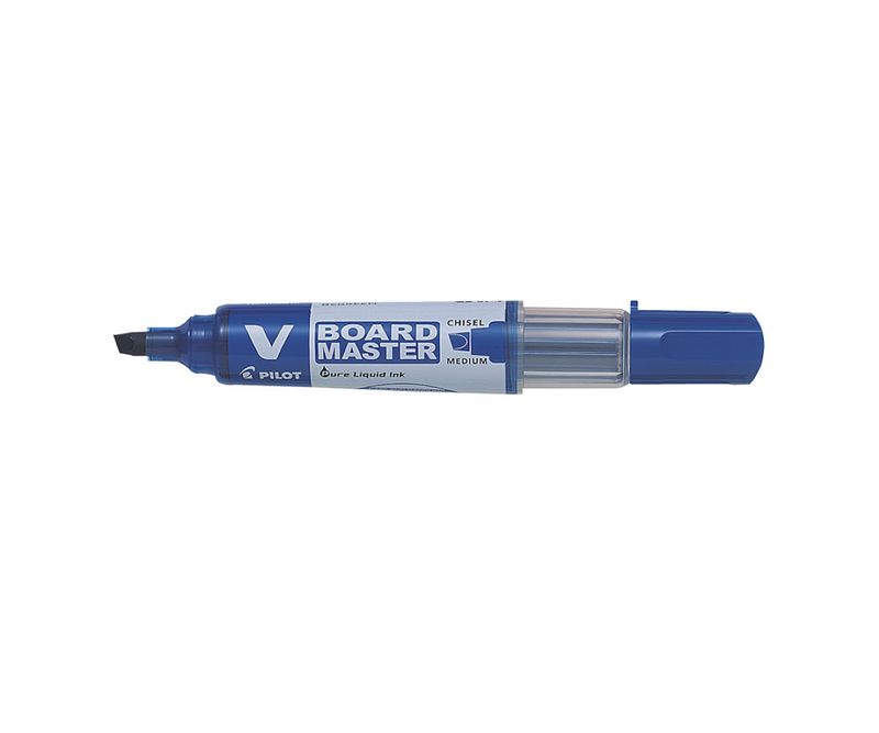 Marker-pentru-tabla-Pilot-Vboard-Master-varf-tesit-6-mm-albastru