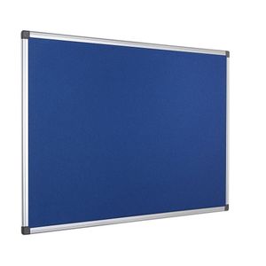 Panou textil albastru rama din aluminiu Bi-Silque