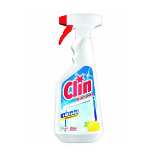 Detergent pentru geamuri Clin cu pulverizator 500 ml lemon