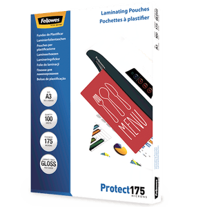 Folie laminat Fellowes A3 175 microni 100 bucati/top
