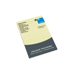 Notite adezive Info Notes 100 x 150 mm liniate dictando