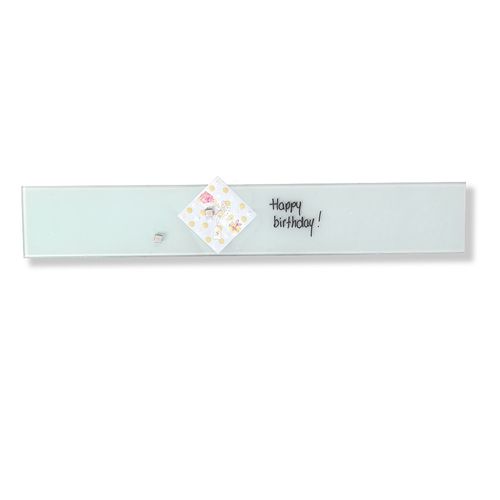Suport magnetic sticla alb de pentru perete 10 x 60 cm Naga