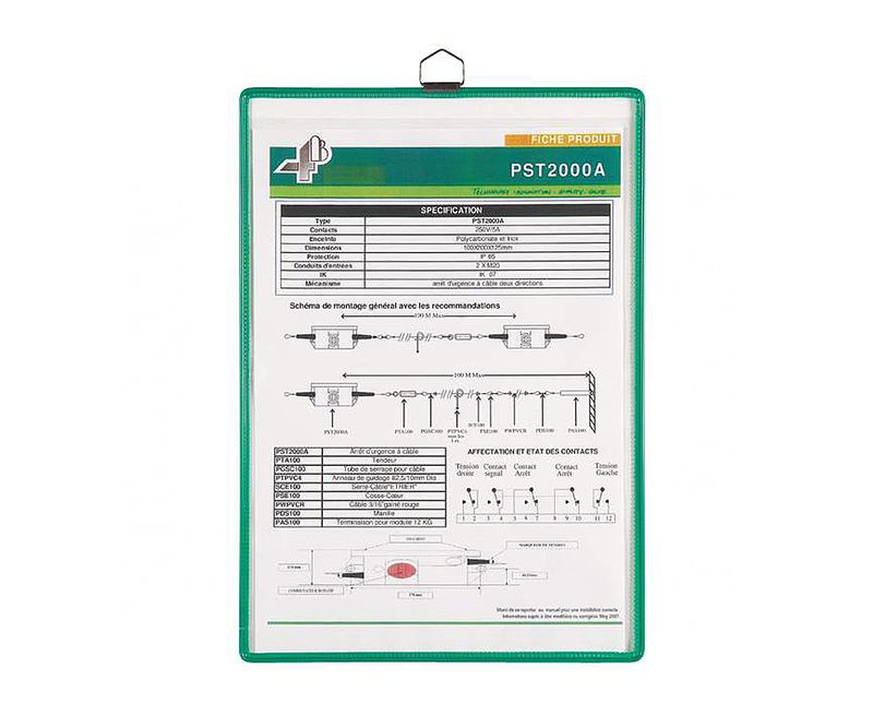 Buzunar-de-prezentare-Tarifold-Hanging-A4-orizontal-verde-5-bucati-set