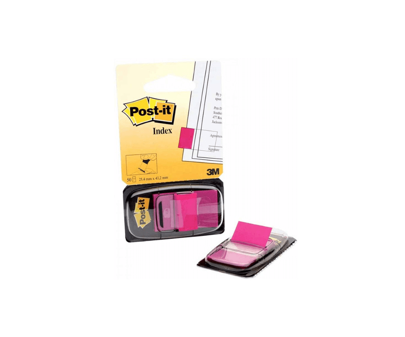 Index-plastic-Post-It-3M-roz