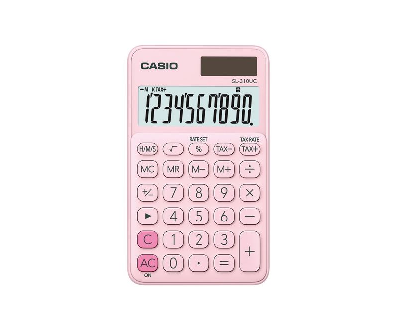 Calculator-de-birou-Casio-10-digit-roz