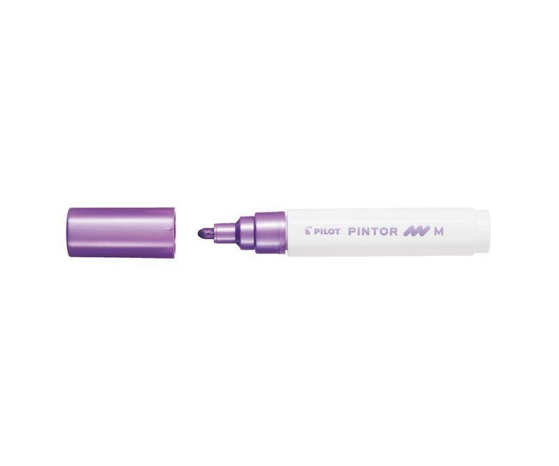 Marker-cu-vopsea-Pilot-Pintor-varf-mediu-violet-metalic