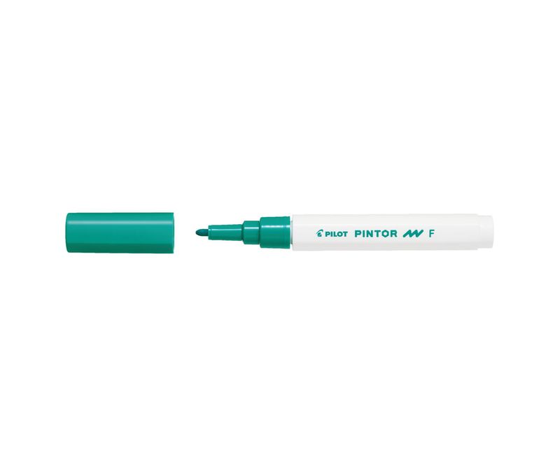 Marker-cu-vopsea-Pilot-Pintor-varf-fin-verde