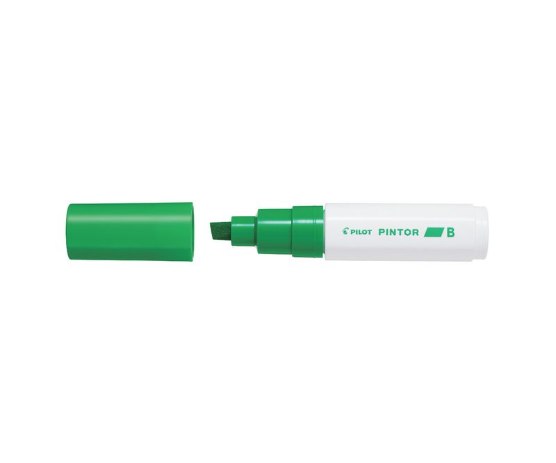 Marker-cu-vopsea-Pilot-Pintor-varf-lat-verde-deschis