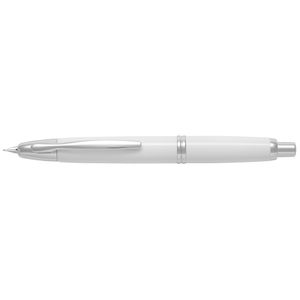 Stilou Capless Rhodium Pilot varf mediu corp alb