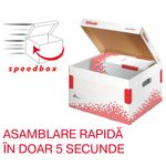 Container pentru arhivare si transport, Esselte Speedbox, cu capac M