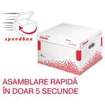 Container pentru arhivare si transport, Esselte Speedbox, cu capac L