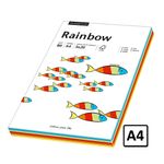 Hartie A4 Rainbow, 80 g/mp, 100 coli/top, 5 culori intens