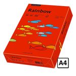 Hartie A4 Rainbow, 80 g/mp, 500 coli/top, rosu intens