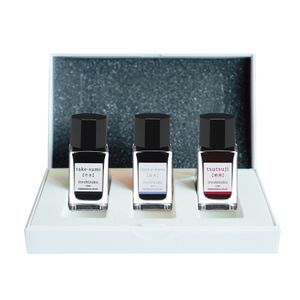 Set 3 rezerve cerneala Pilot IroshizukuPilot 15 ml culori asortate (negru albastru rosu)