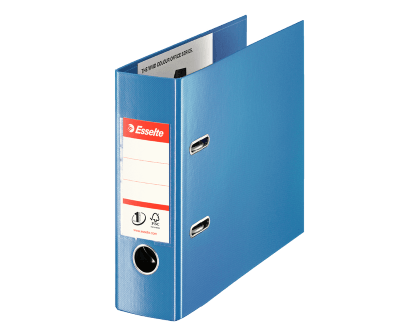 Biblioraft-Esselte-No.-1-Power-VIVIDA-PP-pentru-banci-7.5-cm-albastru