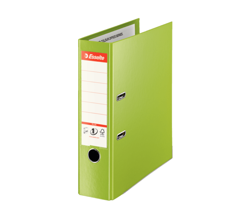 Biblioraft-Esselte-No.1-Power-Jumbo-Plus-VIVIDA--PP-A4-8-cm-verde