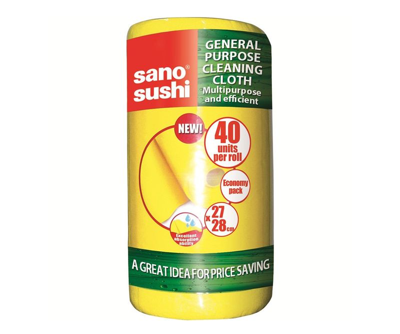 Lavete universale Sano Sushi, galbena, 40 bucati/set