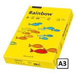 Hartie A3 Rainbow, 80 g/mp, 500 coli/top, galben intens