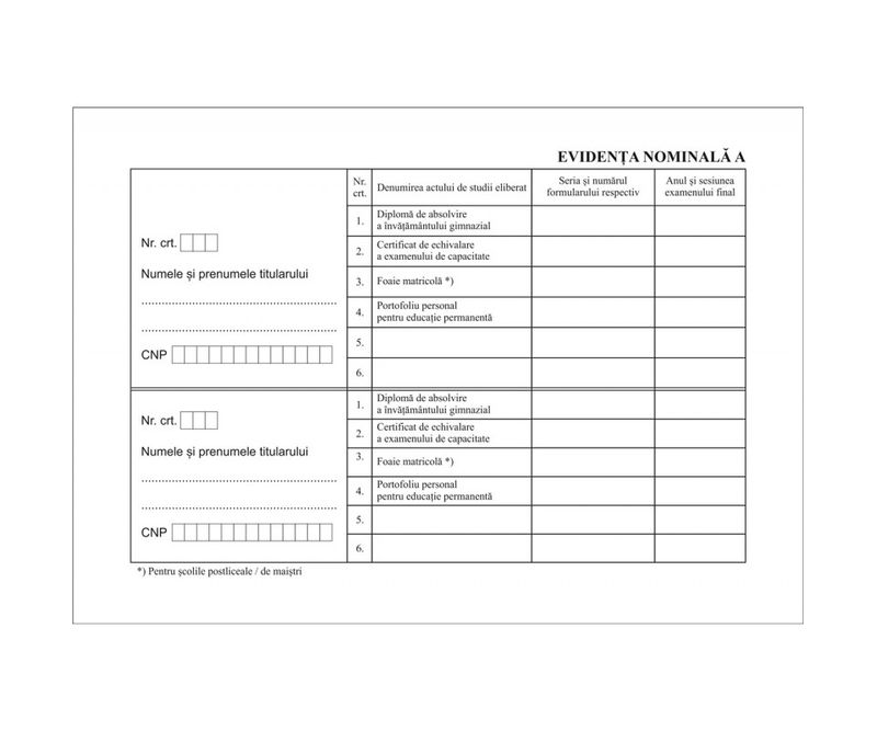 Registru-unic-pentru-invatamantul-gimnazial-postliceal-si-de-maistri-A4-coperta-carton-subtire