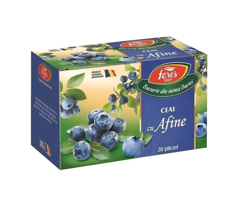 Ceai Fares Afine, 20 plicuri/cutie