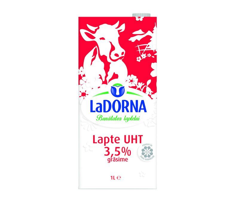 Lapte LaDorna, 3.5% grasime, 1l