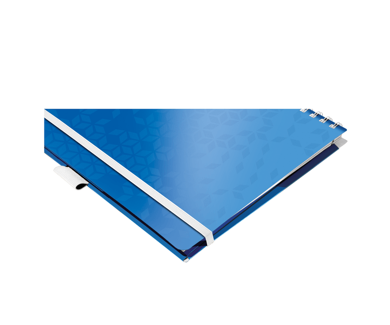 Caiet-Leitz-WOW-Be-Mobile-A4-coperta-PP-cu-spira-80-file-dictando-albastru-metalizat-0