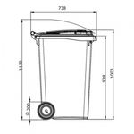 Europubela 240 l, neagra