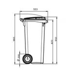 Europubela 120 l, albastra