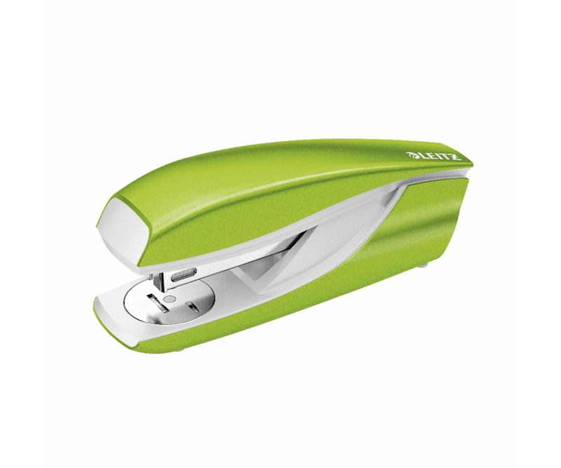 Capsator metalic Leitz WOW NeXXt Series 5502, 30 coli, lime metalizat