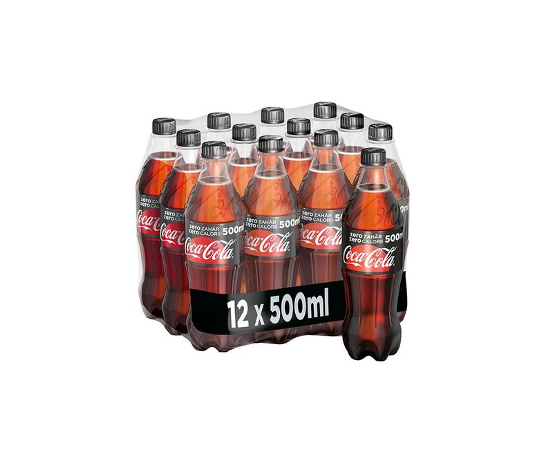 Coca Cola fara zahar 0.5l, 12 bucati/bax