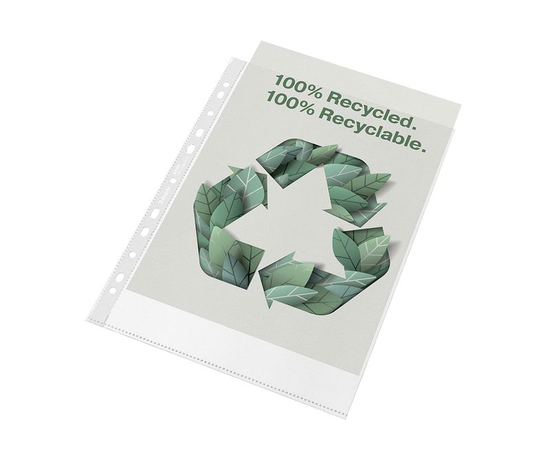 Folie de protectie Esselte Recycled, PP, 70 microni, A4 , cutie de 100 buc