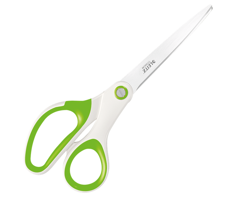 Foarfeca-pentru-birou-Leitz-WOW-Titanium-205-mm-lime-metalizat