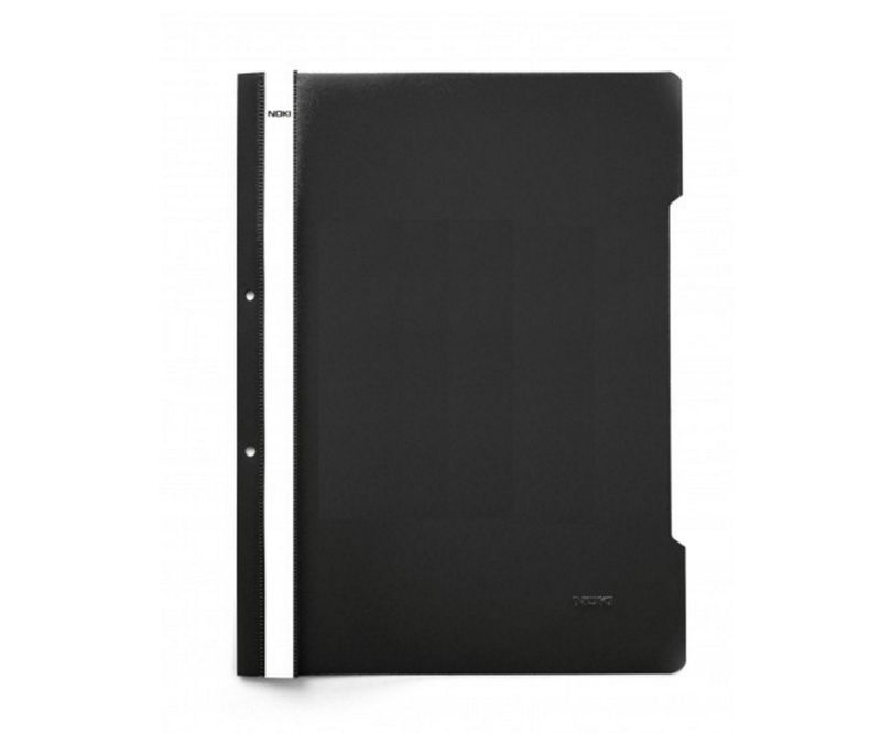 Dosar-A4-cu-sina-si-perforatii-Negru-50-set-Noki