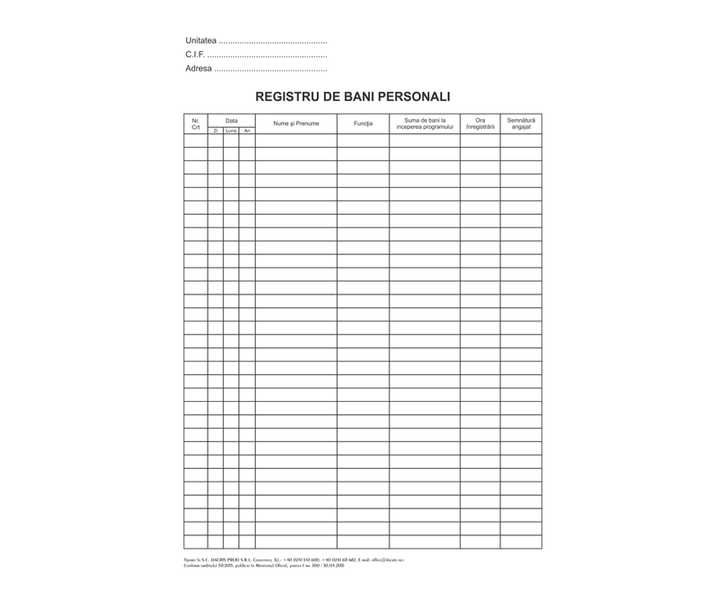 Registru-bani-personali