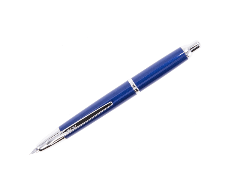 Stilou-Pilot-Capless-Decimo-varf-mediu-albastru