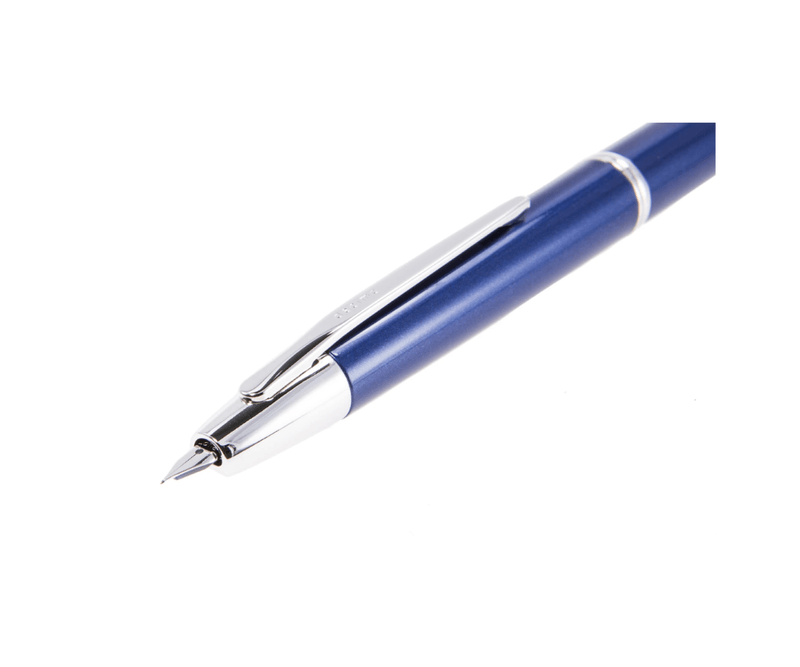 Stilou-Pilot-Capless-Decimo-varf-mediu-albastru