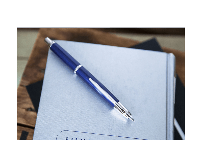 Stilou-Pilot-Capless-Decimo-varf-mediu-albastru