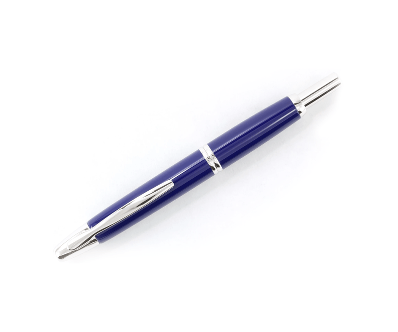 Stilou-Pilot-Capless-Rhodium-varf-mediu-albastru