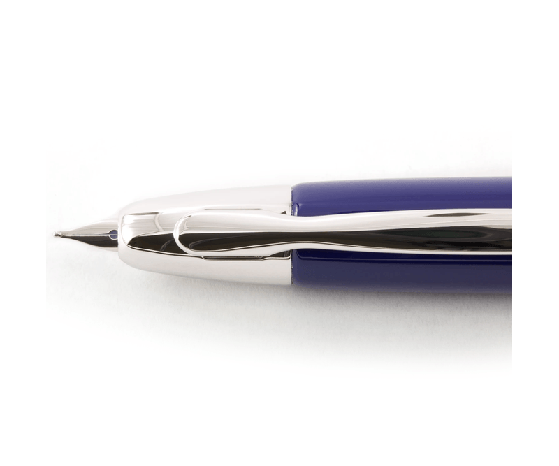 Stilou-Pilot-Capless-Rhodium-varf-mediu-albastru