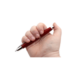 Stilou-Pilot-Capless-Rhodium-varf-mediu-rosu